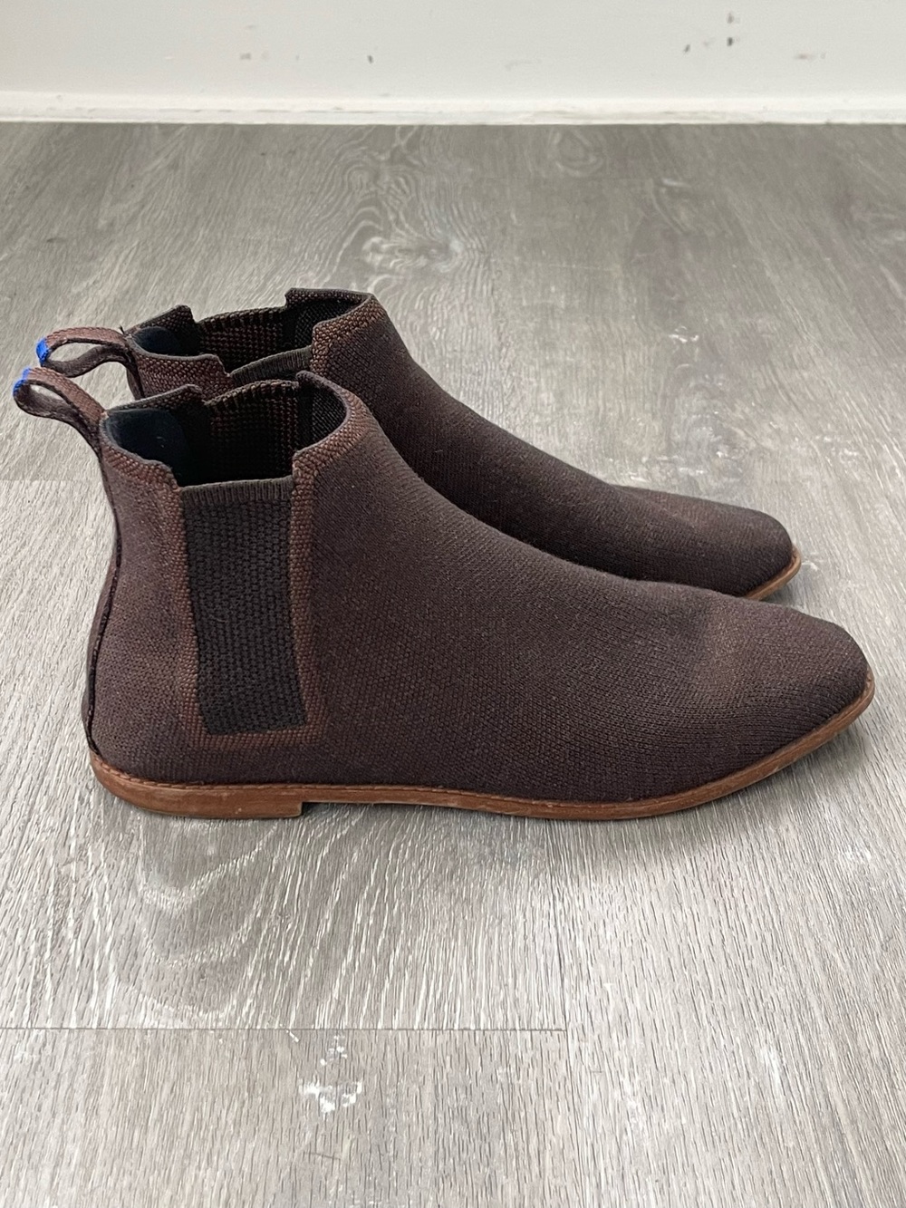 Rothy's The Merino Brown Ankle Boots Size 11